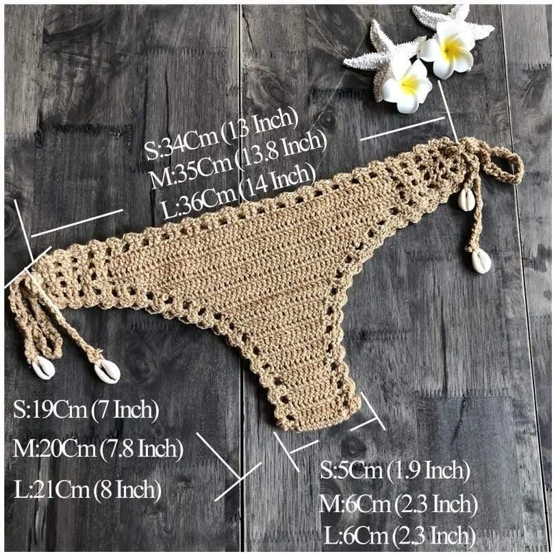 Dylla Crochet Bikini Bottom - Glova