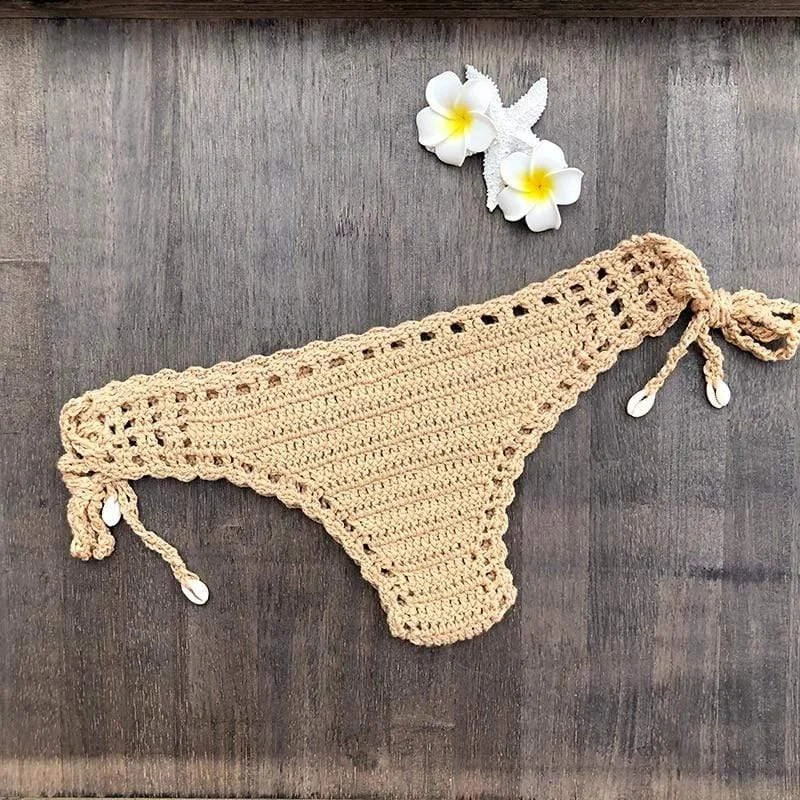 Dylla Crochet Bikini Bottom - Glova