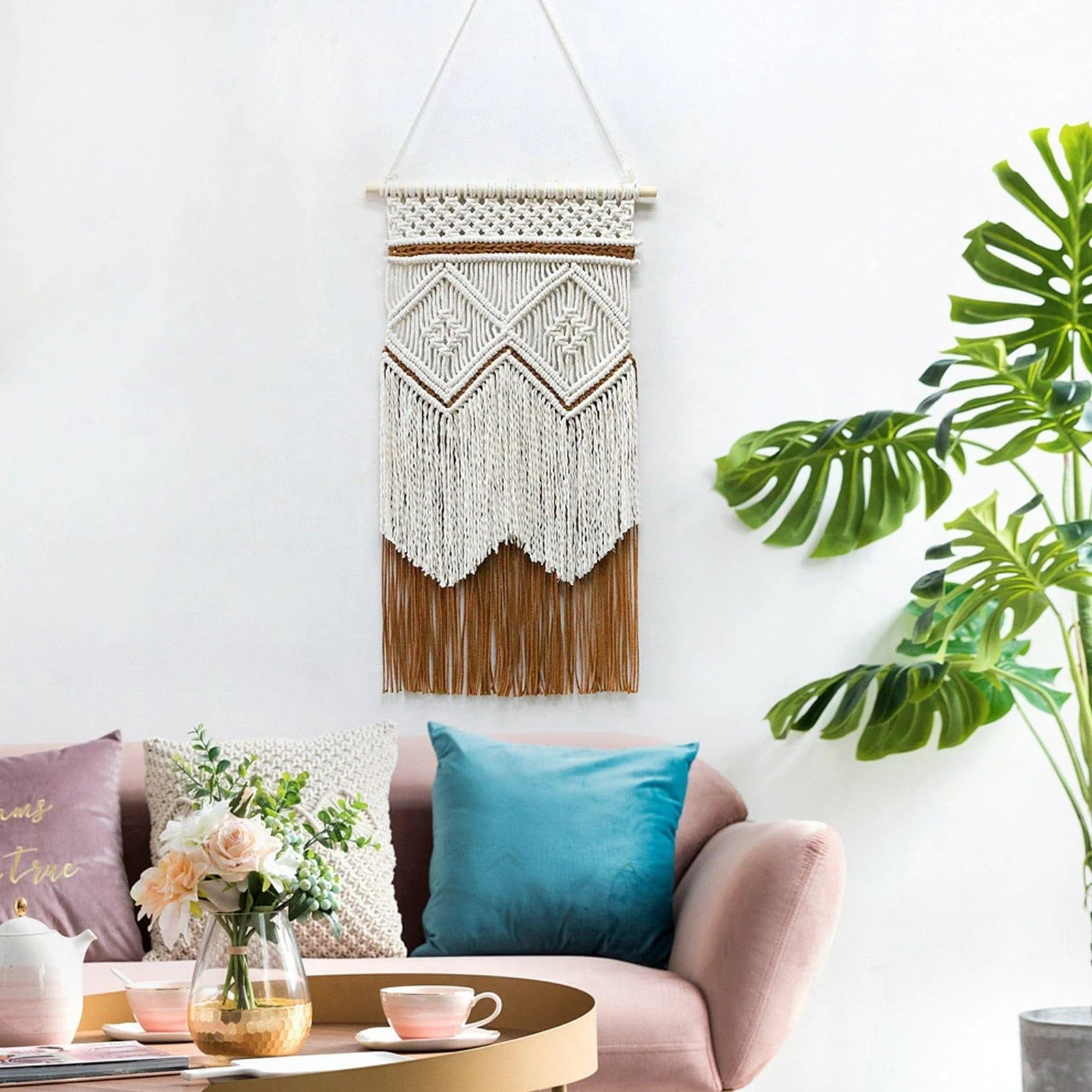 Earth Vibes Wall Hanging Macrame - Glova