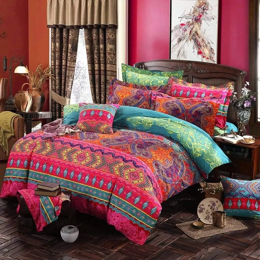 Eclectic Duvet Cover And Pillowcases - Glova