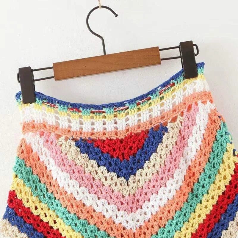 Edlyn Knit Crochet Shorts - Glova