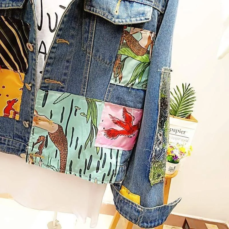 Eisley Patch Denim Jacket - Glova