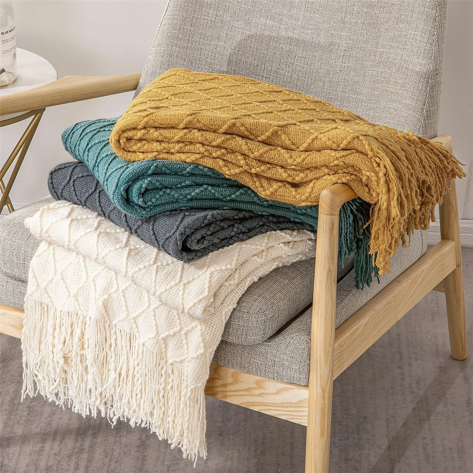 Electra Knitted Blanket - Glova