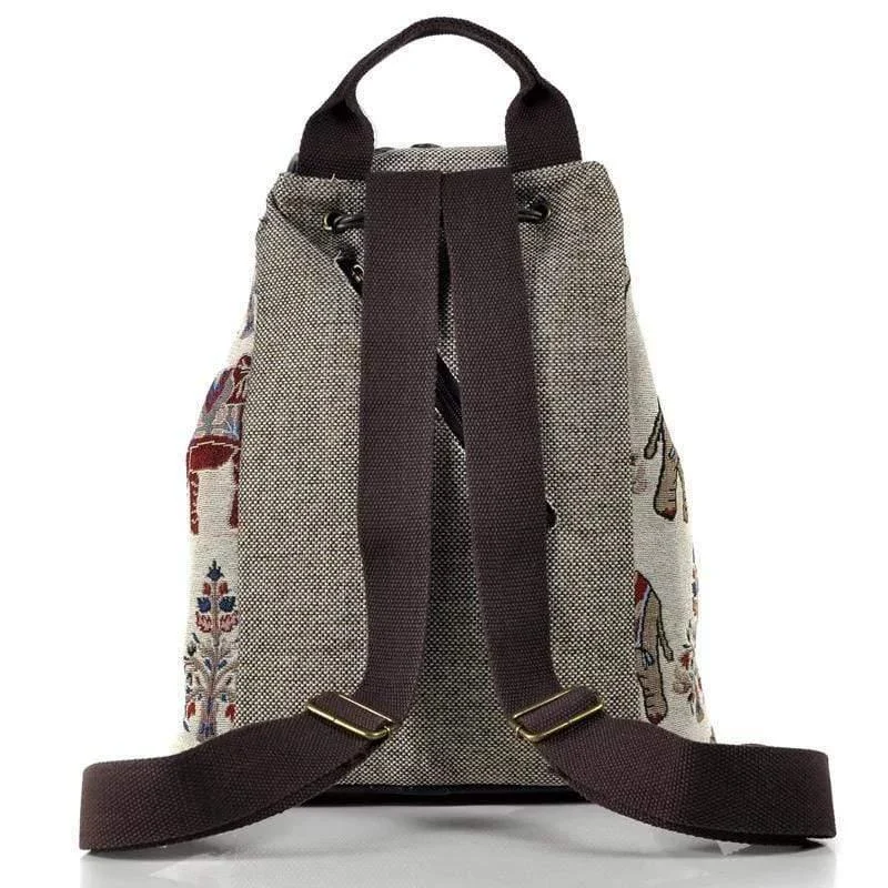 Elephant Canvas Backpack - Glova