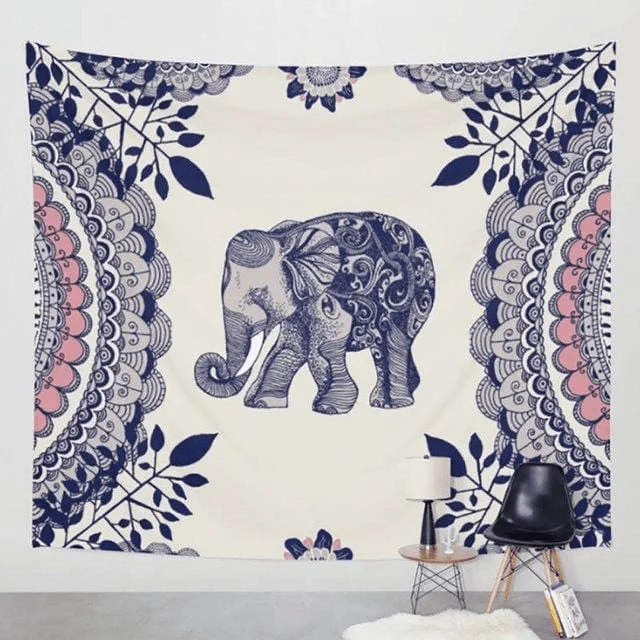 Elephant Mandala Tapestry - Glova