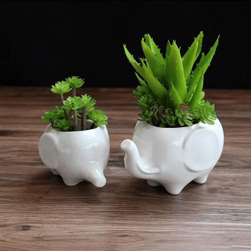 Elephant Plant Pot Set 2pcs - Glova