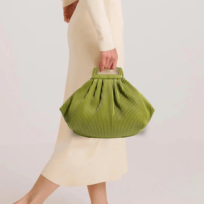 Eliza Pleated Dumpling Bag - 6 Colors - Glova