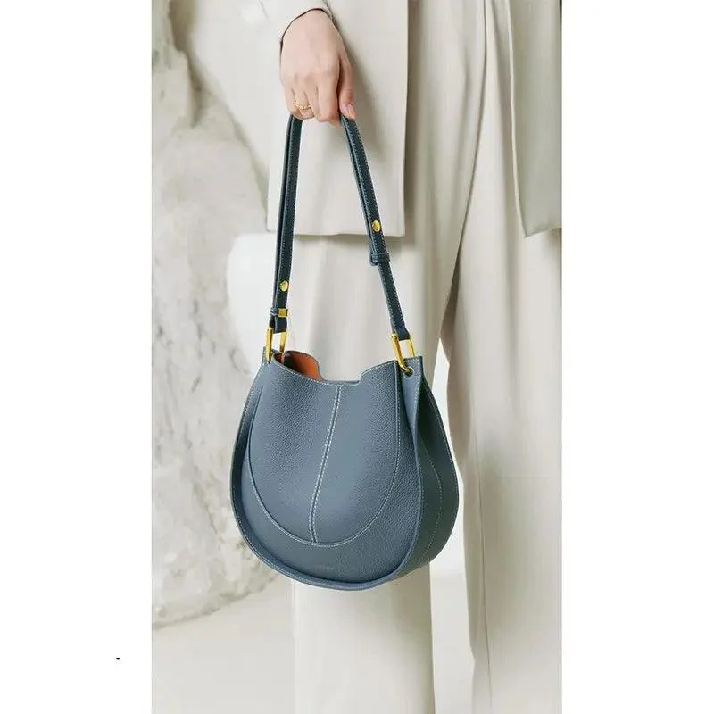 Elspeth Genuine Leather Hobo Bags - Glova