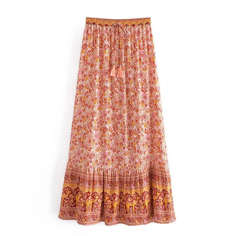 Ember Boho Maxi Skirt - Glova