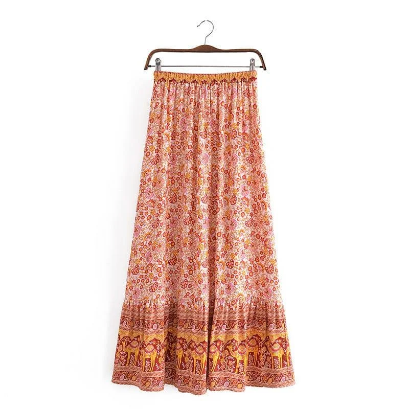 Ember Boho Maxi Skirt - Glova