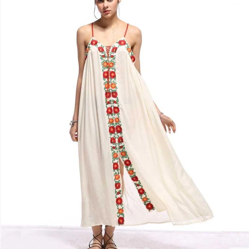 Embroidered Womens Maxi - Glova