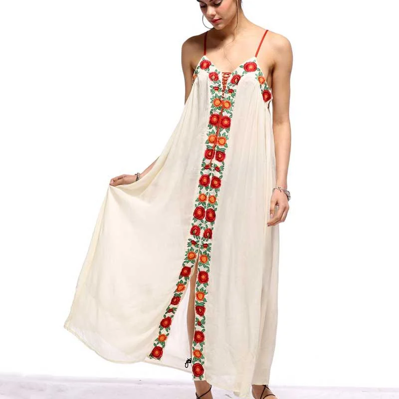 Embroidered Womens Maxi - Glova