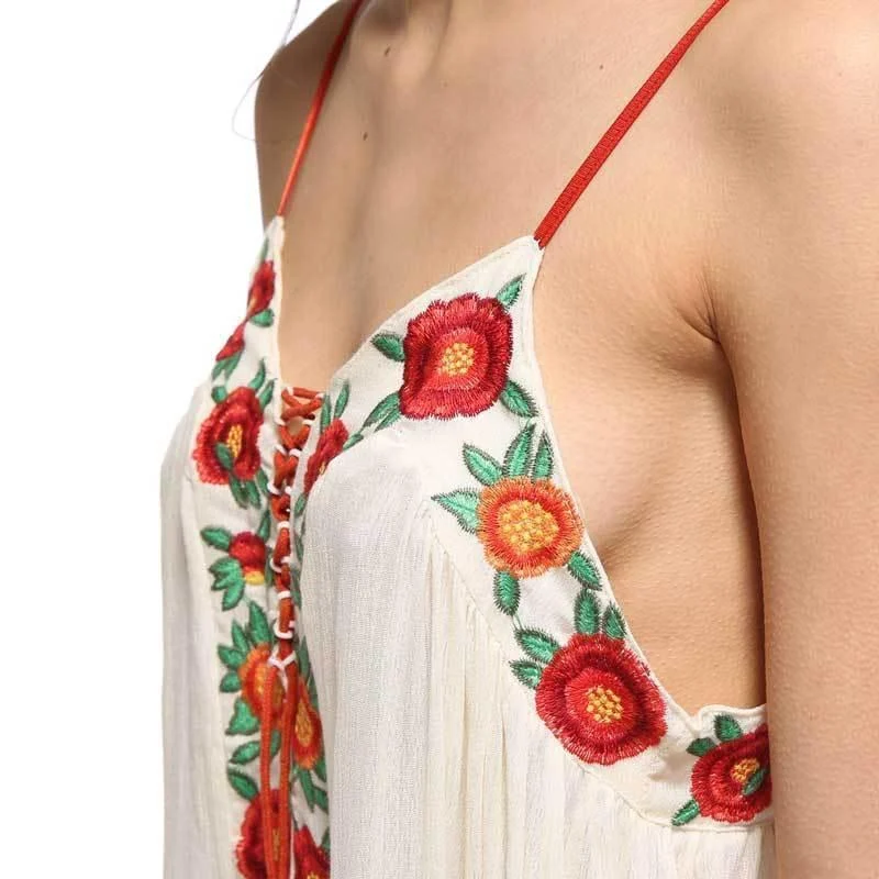 Embroidered Womens Maxi - Glova