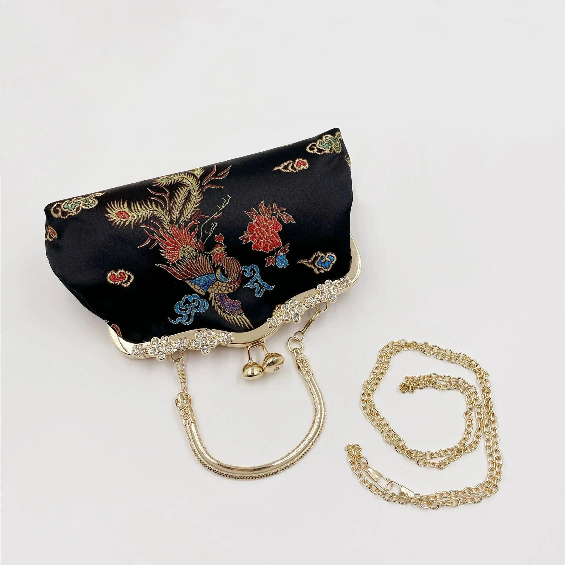 Embroidery Print Clutches Wedding Banquet Women Handbags - Glova