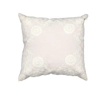 Embroidery Textured Cotton Cushion - Glova