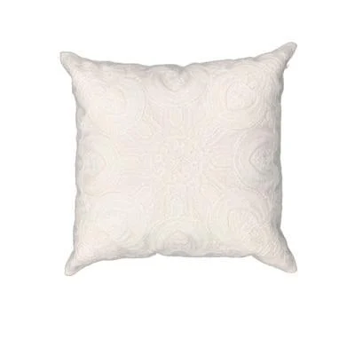 Embroidery Textured Cotton Cushion - Glova