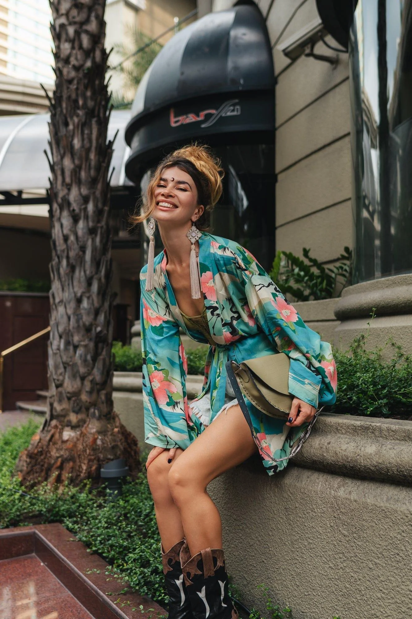 Emerald Floral Kimono - Glova