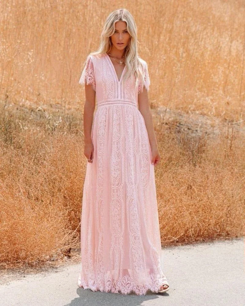 Emersyn Boho Maxi Dress - Glova