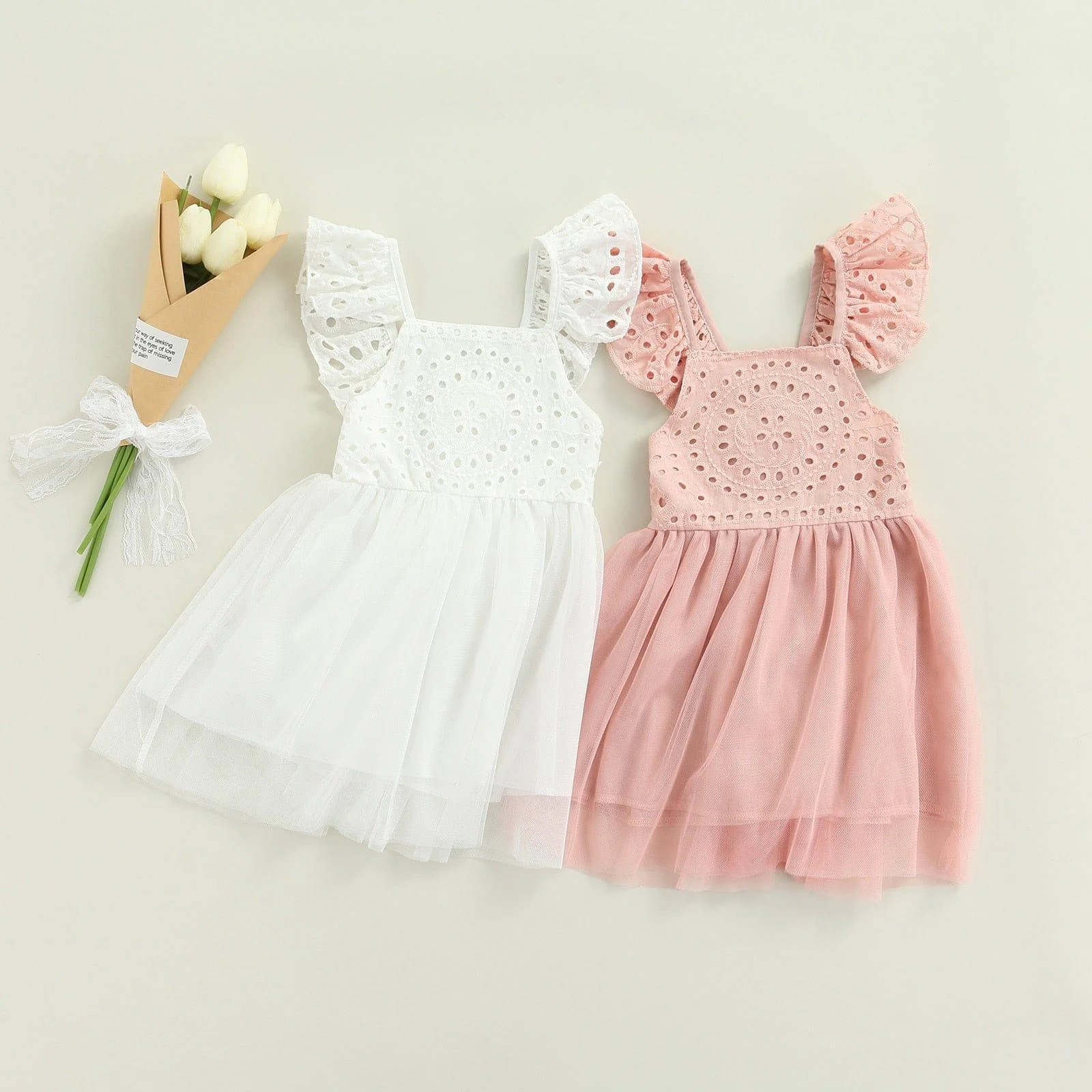 Emma Lace Tutu Baby Girl Dress - Glova