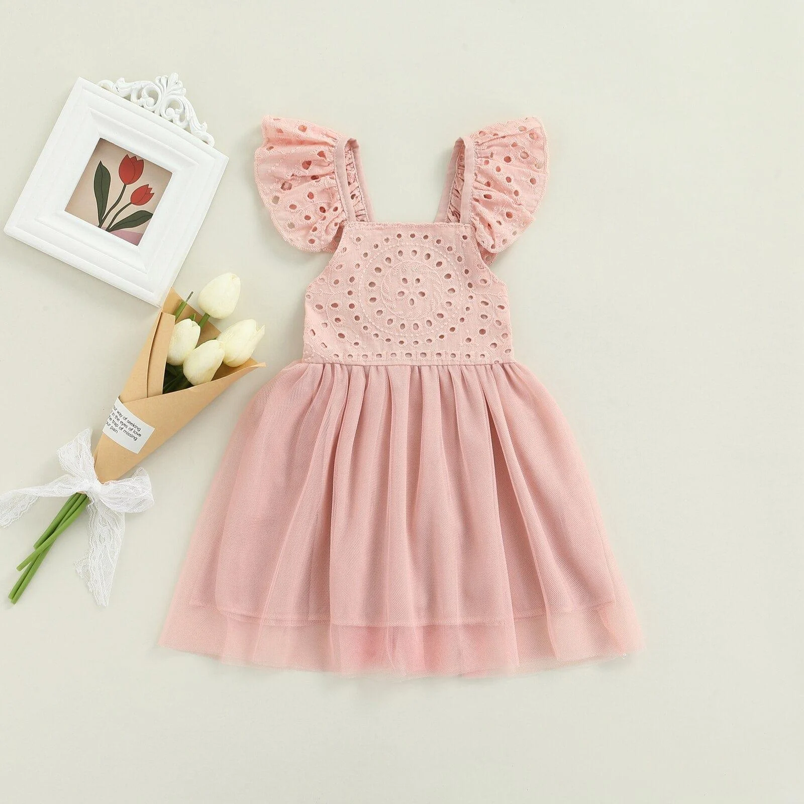 Emma Lace Tutu Baby Girl Dress - Glova