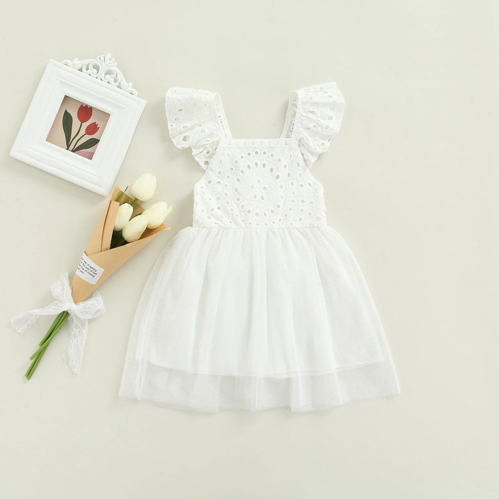 Emma Lace Tutu Baby Girl Dress - Glova