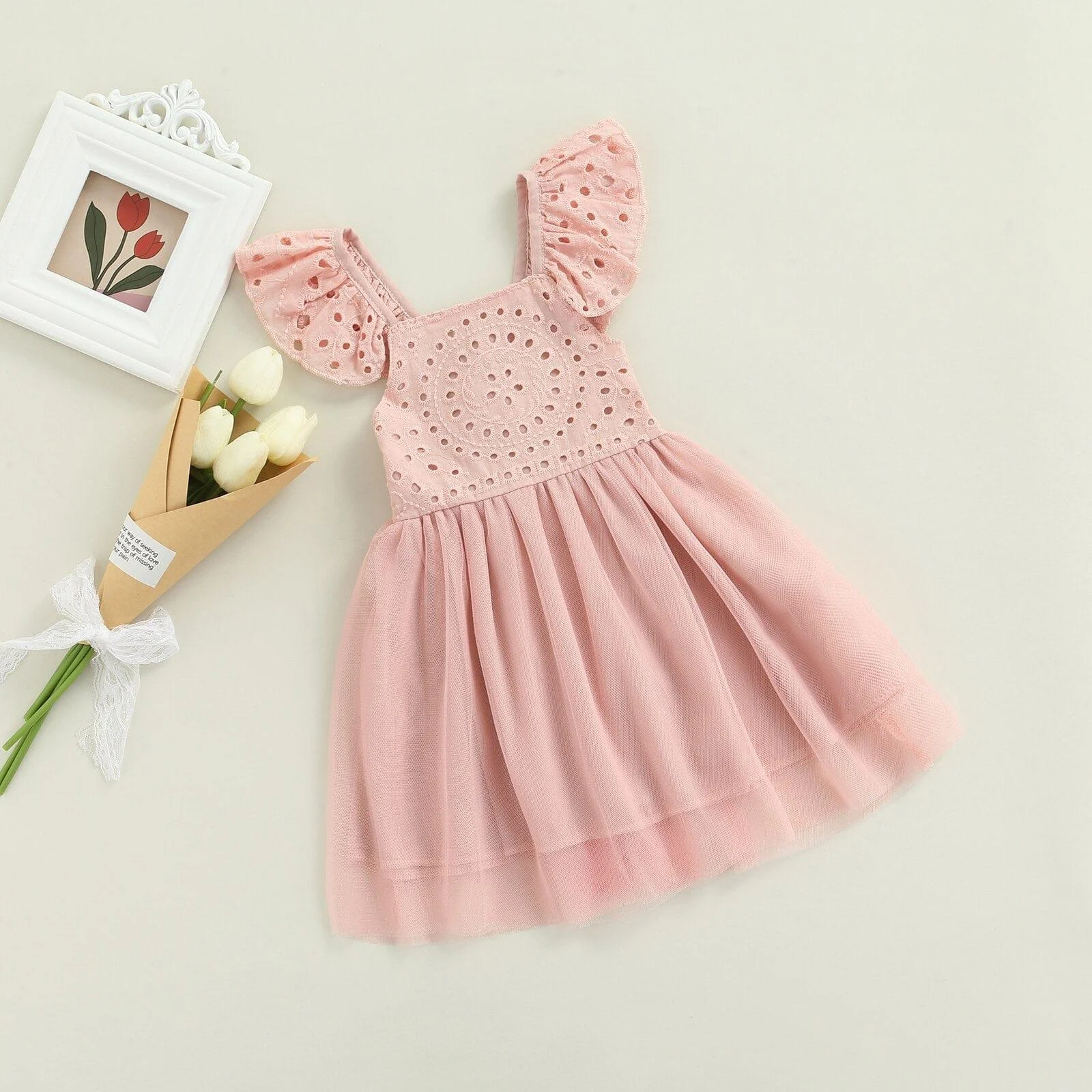 Emma Lace Tutu Baby Girl Dress - Glova