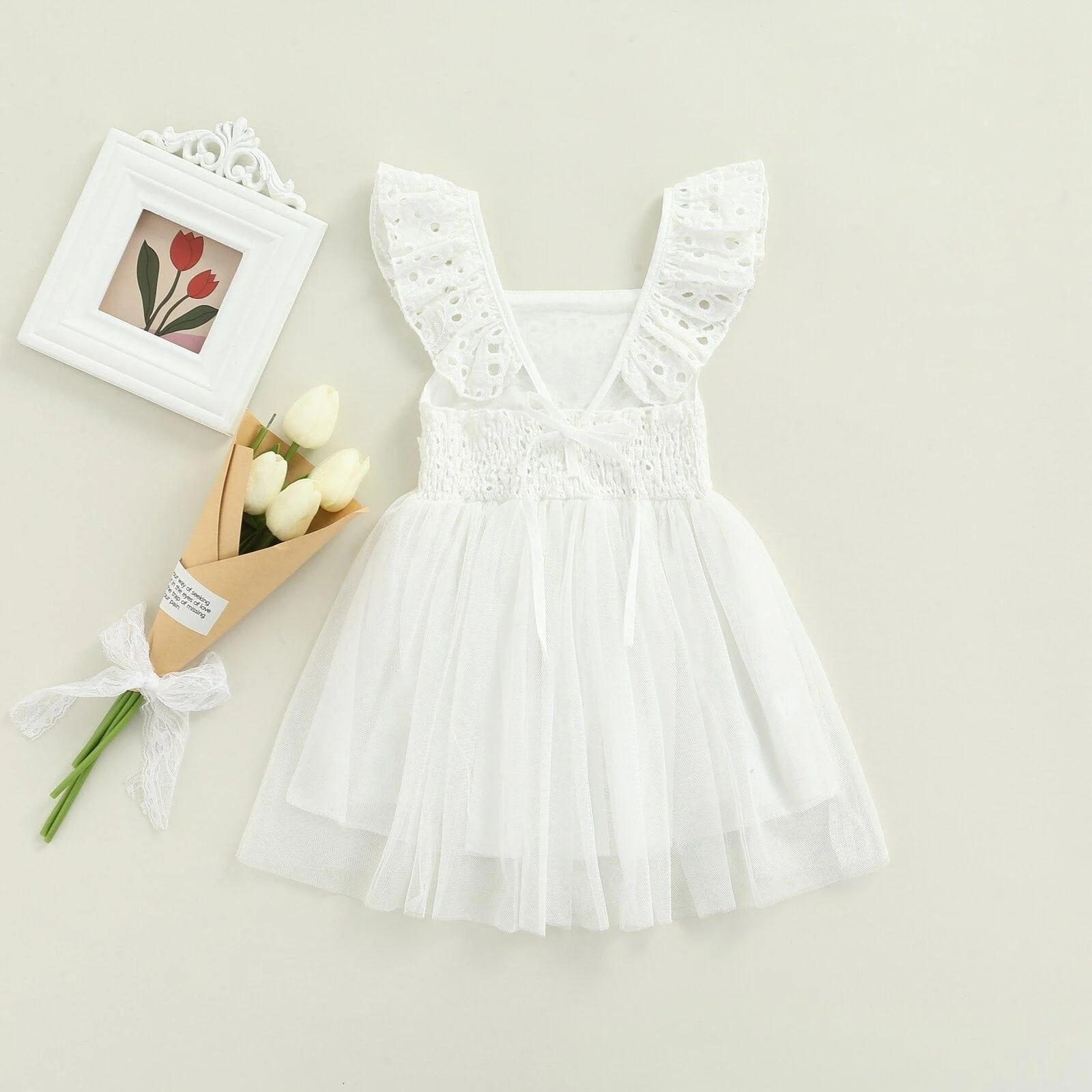 Emma Lace Tutu Baby Girl Dress - Glova