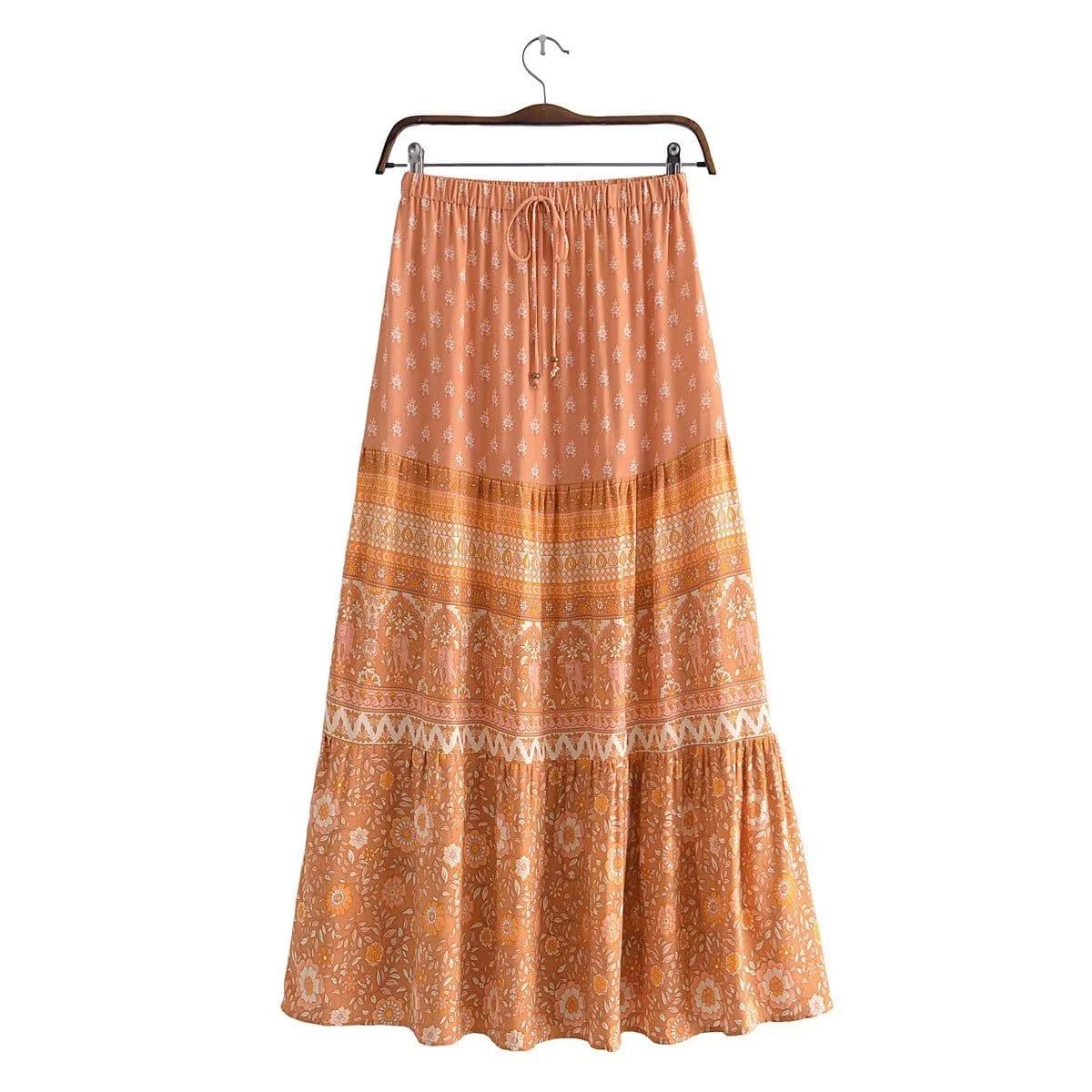 Enelia Boho Maxi Skirt (2colors) - Glova