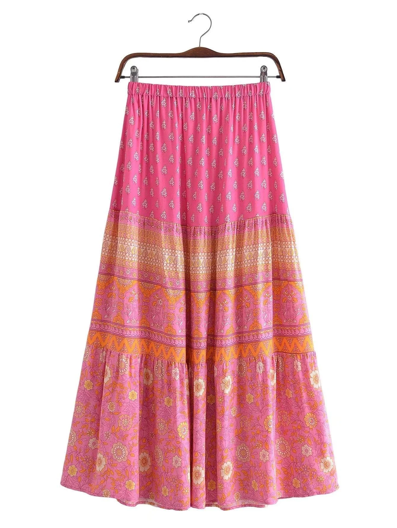 Enelia Boho Maxi Skirt (2colors) - Glova