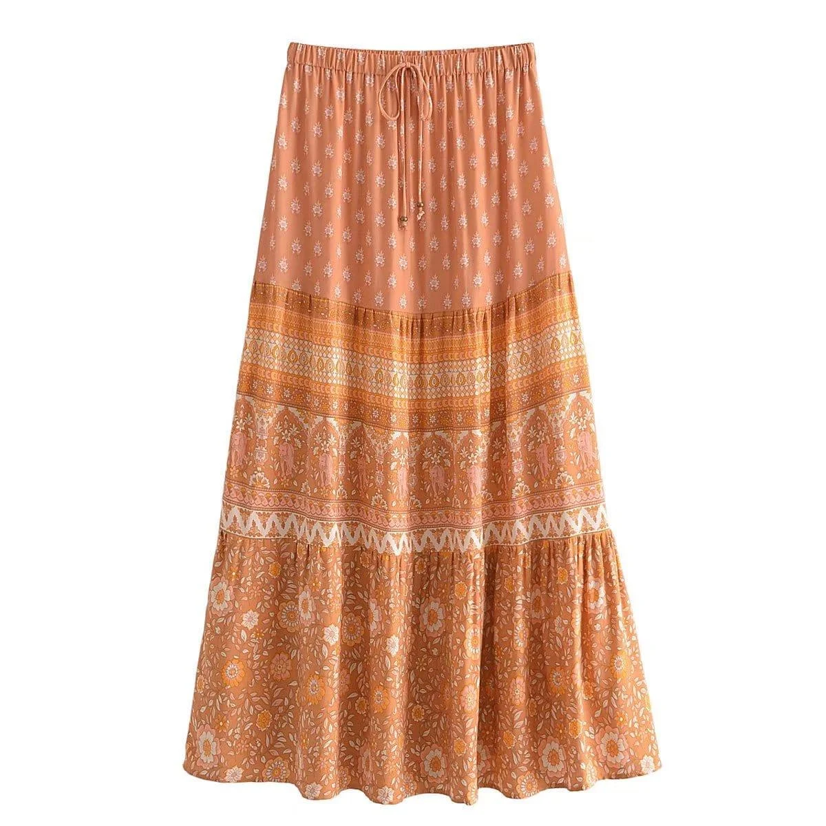 Enelia Boho Maxi Skirt (2colors) - Glova