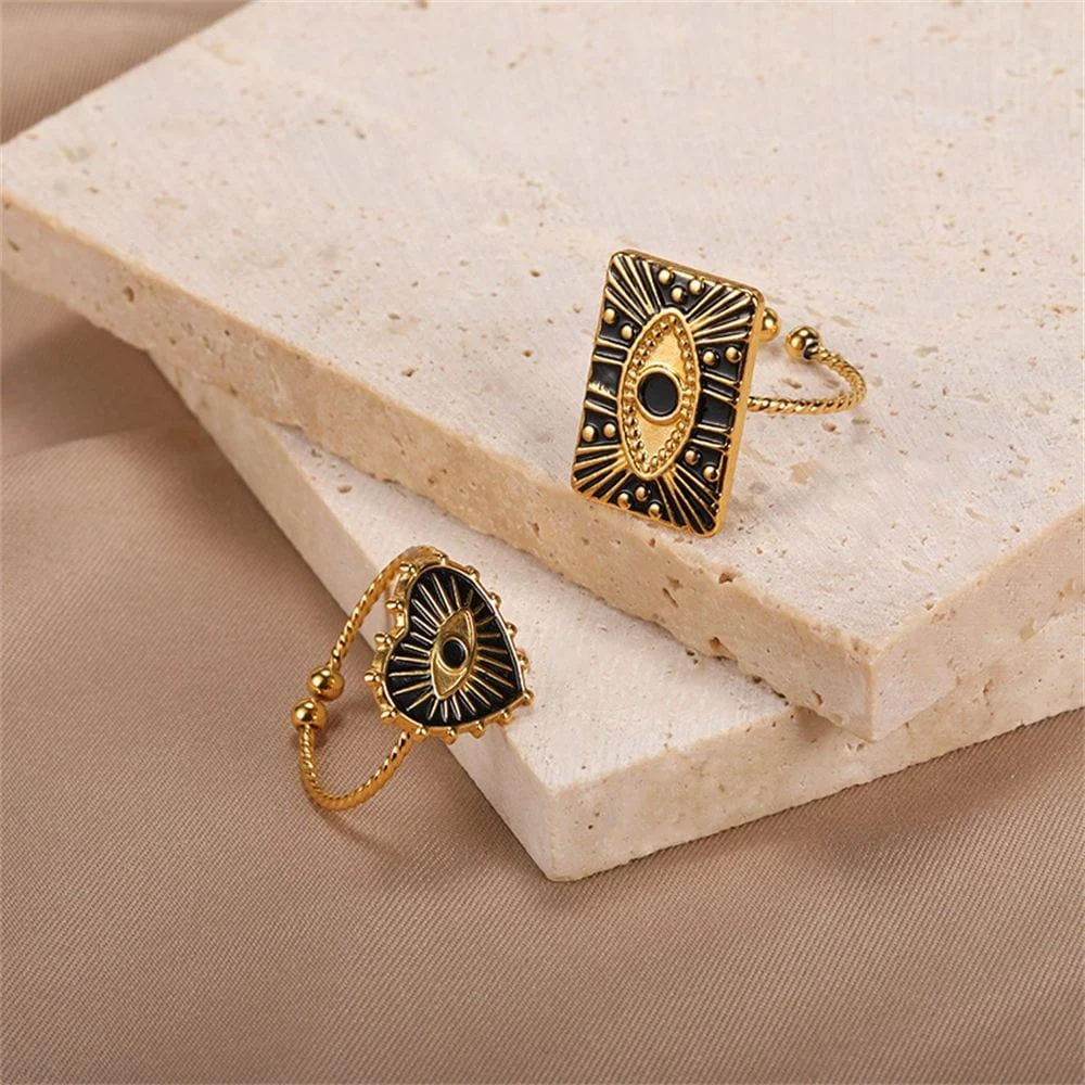 Engraved Evil Eye Protection Ring - Glova