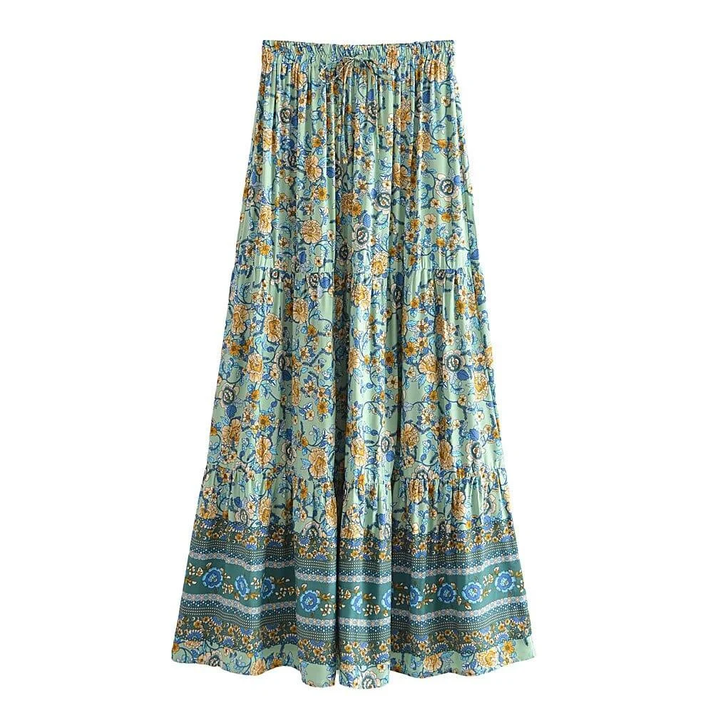 Epiphany Boho Maxi Skirt ( 3 Colors ) - Glova