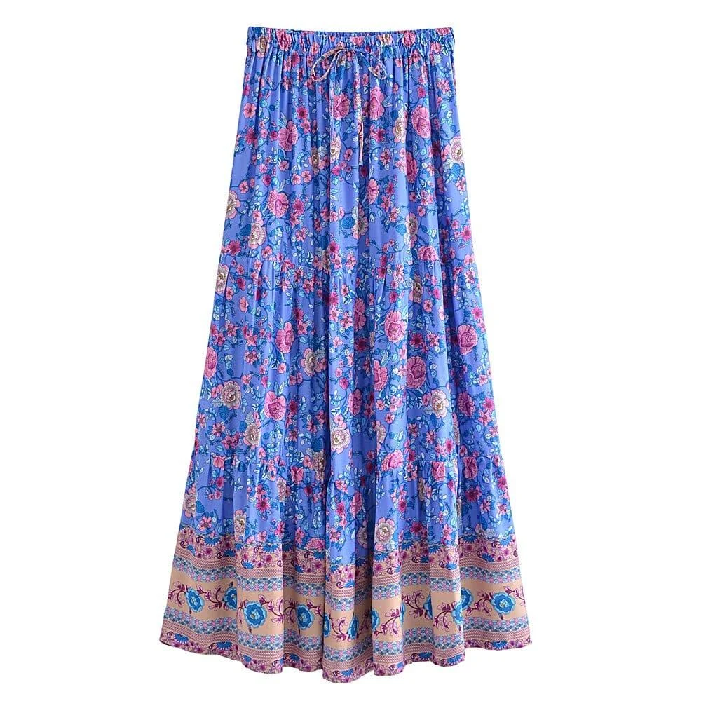 Epiphany Boho Maxi Skirt ( 3 Colors ) - Glova