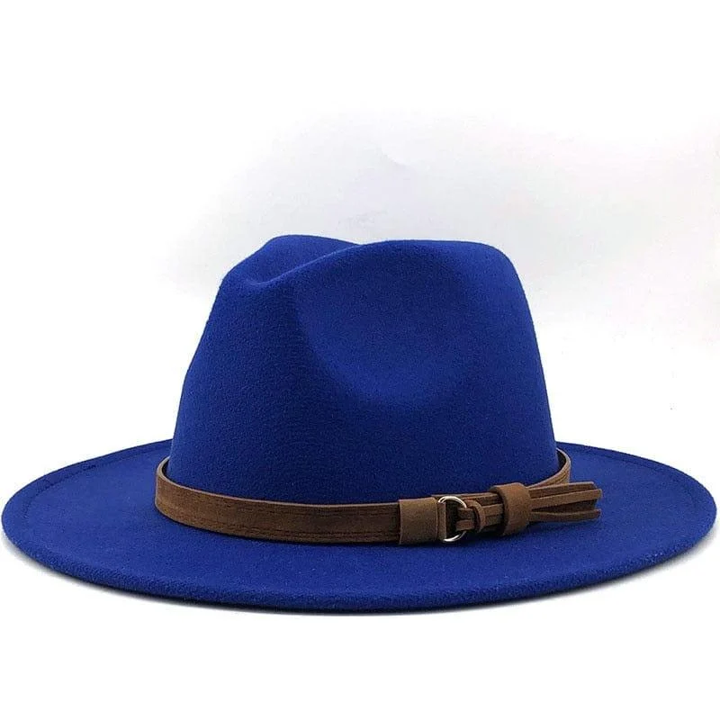 Eridian Fedora Hat With Leather Ribbon - Glova