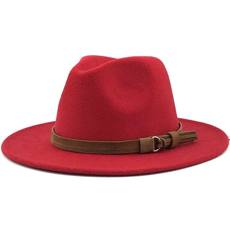 Eridian Fedora Hat With Leather Ribbon - Glova