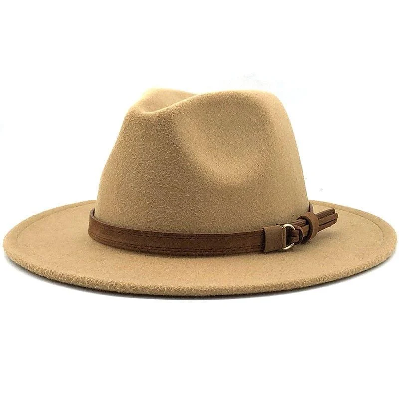 Eridian Fedora Hat With Leather Ribbon - Glova