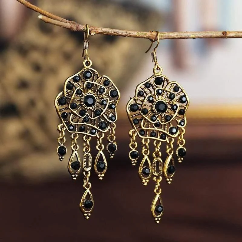 Ethnic Boho Dangle Earrings - Glova