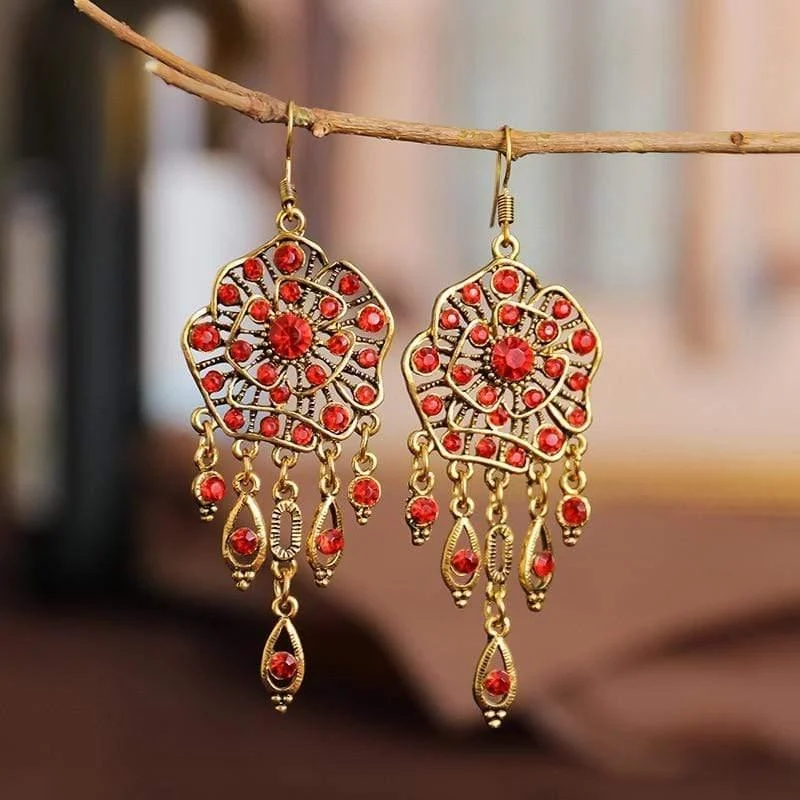 Ethnic Boho Dangle Earrings - Glova