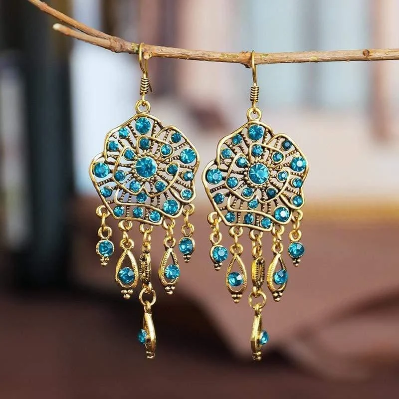 Ethnic Boho Dangle Earrings - Glova