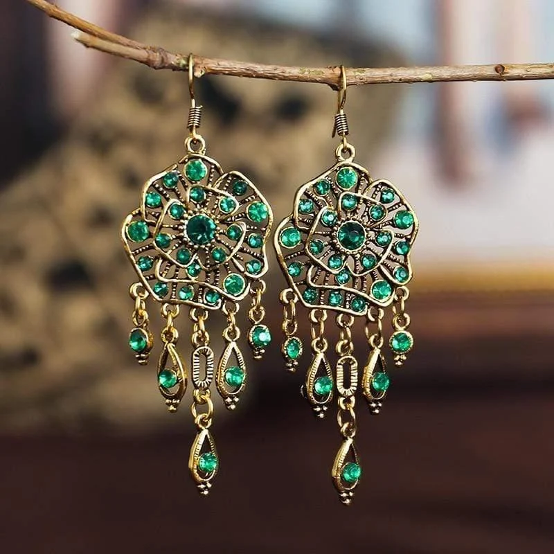 Ethnic Boho Dangle Earrings - Glova