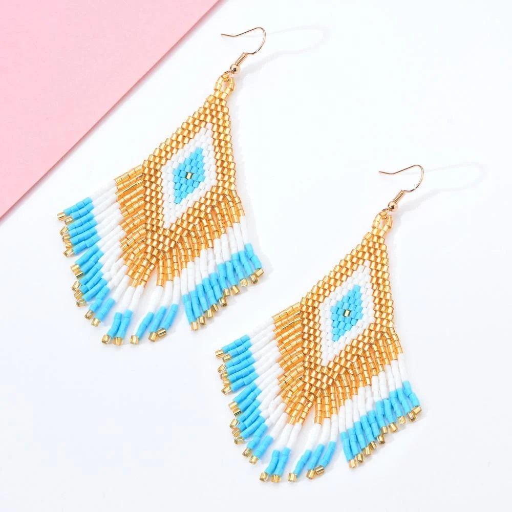 Ethnic Boho Drop Earrings - Glova