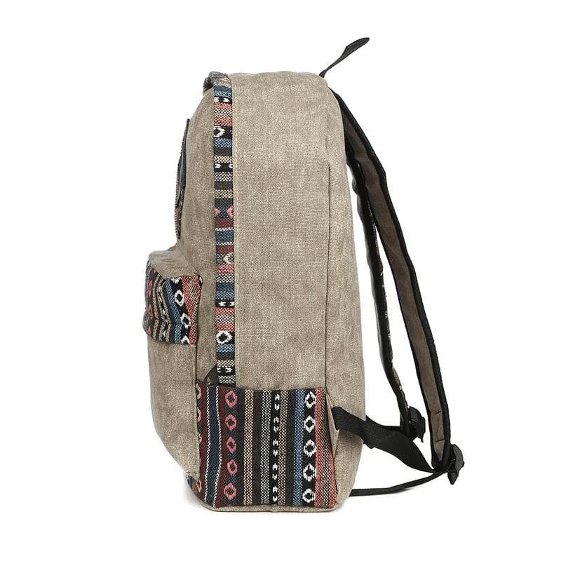 Ethnic Canvas Backpack - Glova