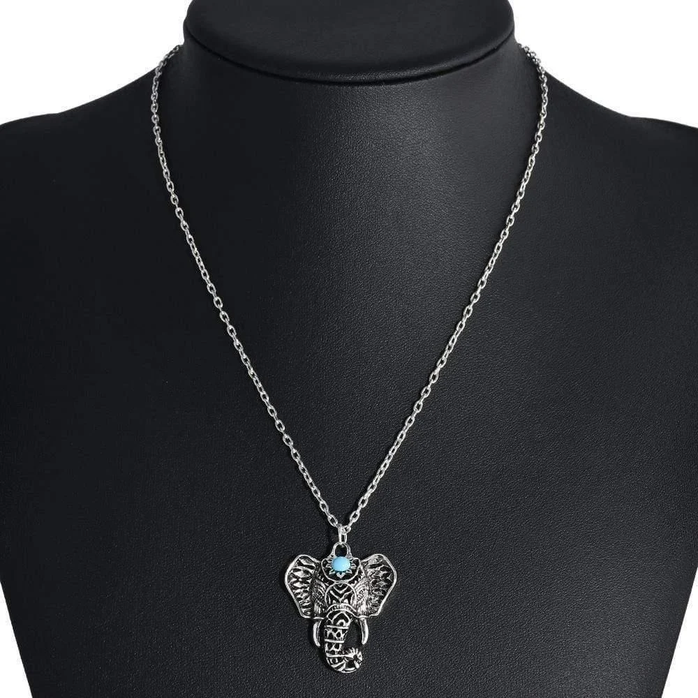 Ethnic Design Elephant Necklace - Glova