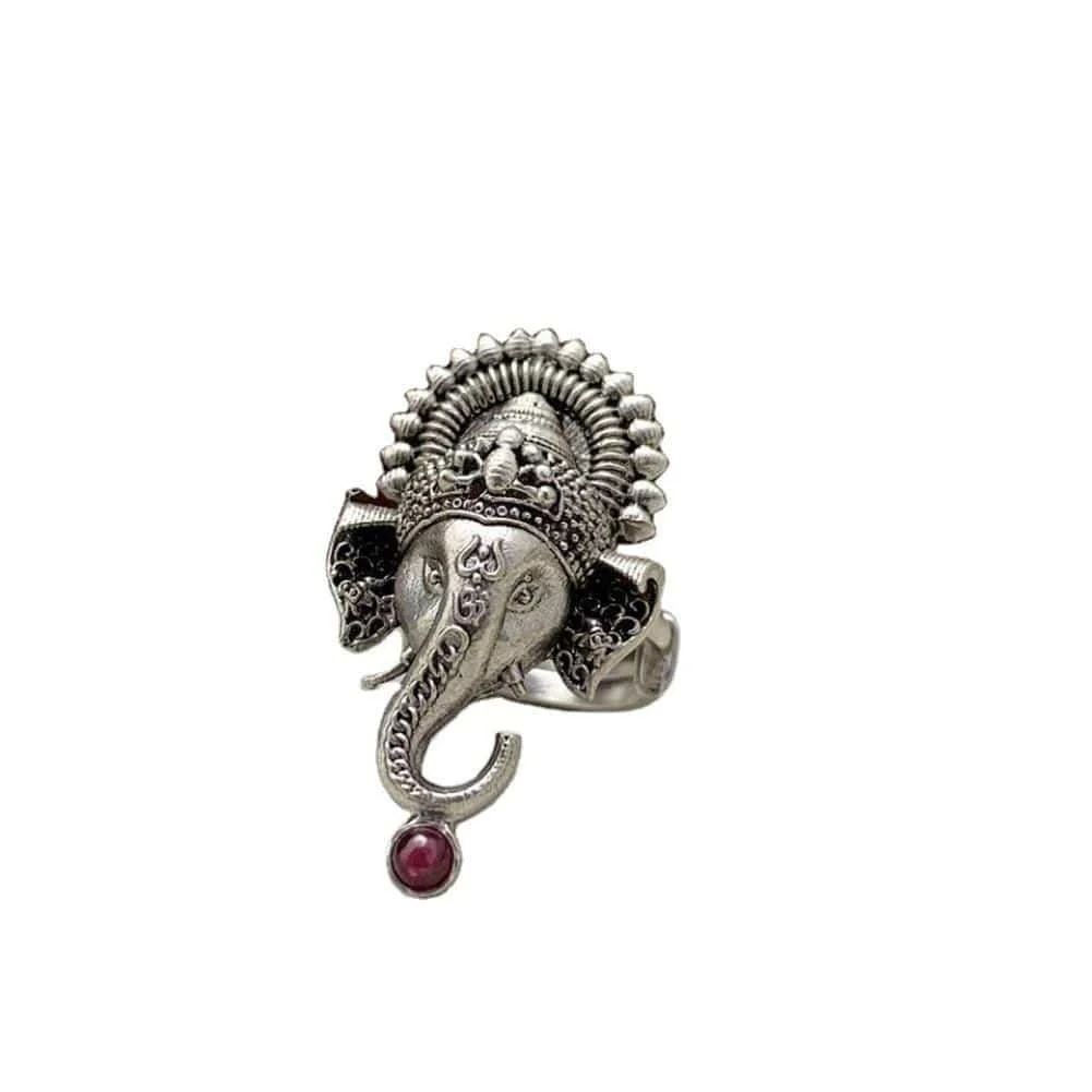 Ethnic Elephant Vintage Ring - Glova