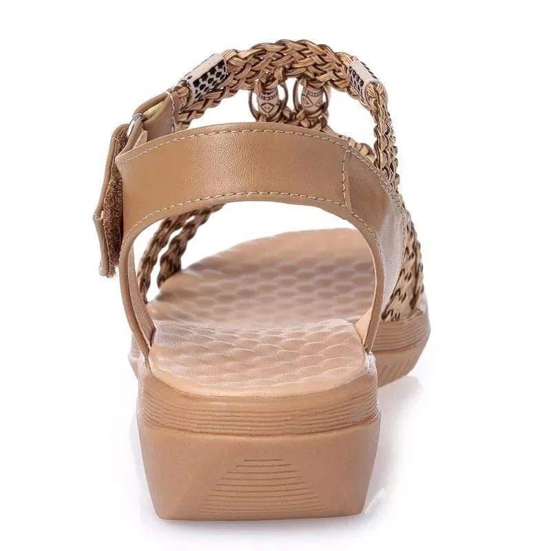 Ethnic Style Wedges Sandals - Glova