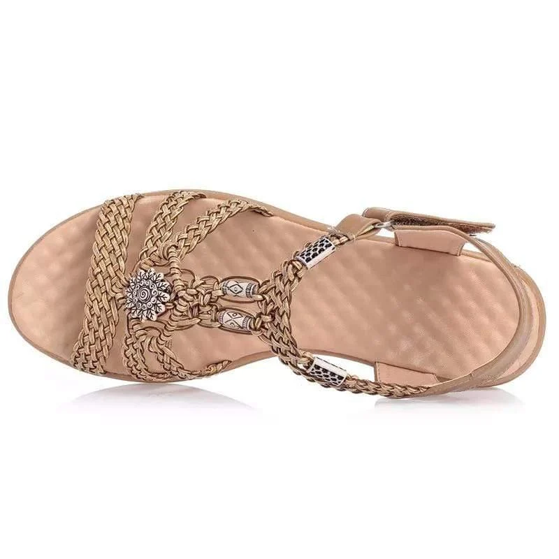 Ethnic Style Wedges Sandals - Glova