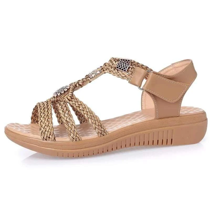 Ethnic Style Wedges Sandals - Glova