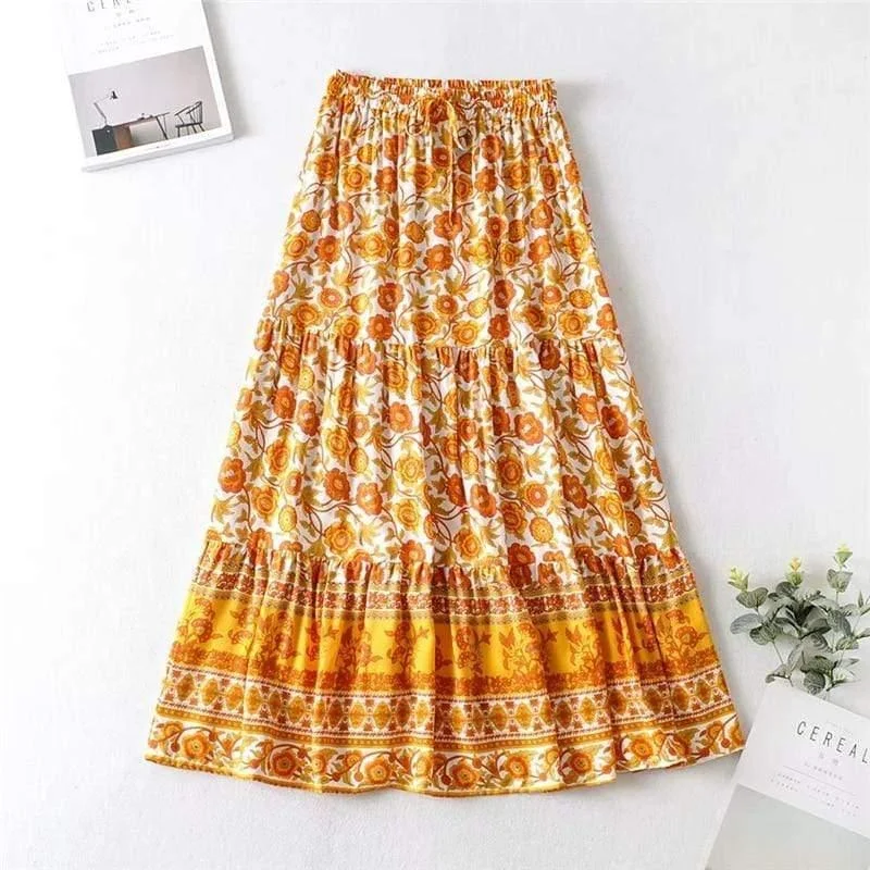 EVANGALINE Maxi Skirt - Glova