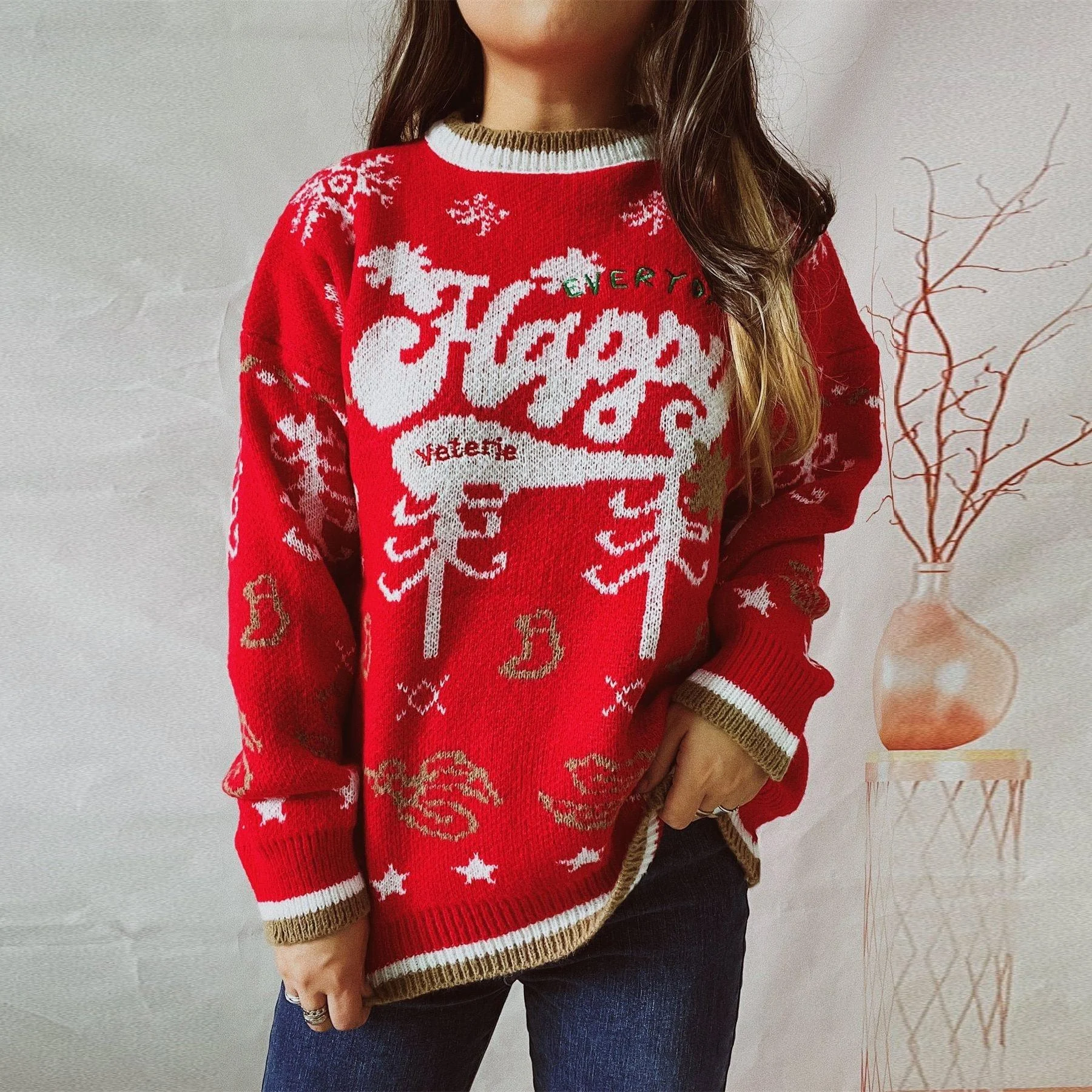 Everyday Happy Christmas Sweater - Glova