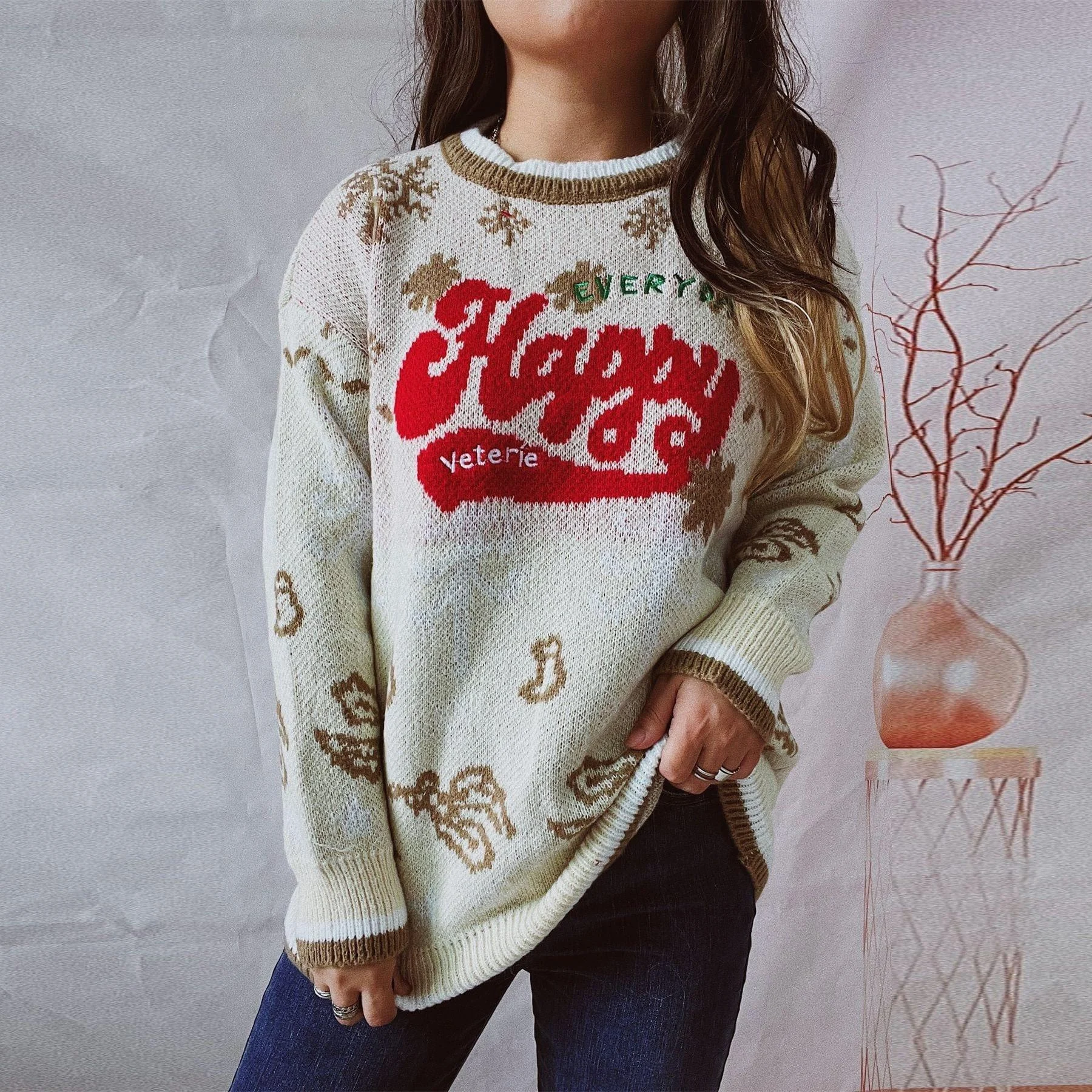 Everyday Happy Christmas Sweater - Glova